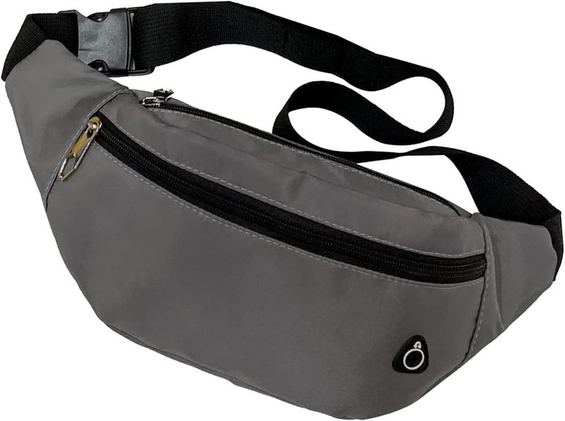 DAITET Crossbody Fanny Pack for Men&Women,Large Waist Bag & Hip Bum Bag with Adjustable Strap for Outdoors Workout Traveling Casual Running Hiking Cycling - Image 4